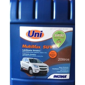 (BDE 20LT) INGRAX MULTIMAX SUV 5W30 SN / ACEA C3 2012  SINT (DPF) DIESEL E FLEX