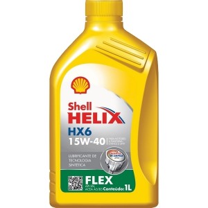 (LITRO) SHELL HELIX HX6 15W40 SN SEMI